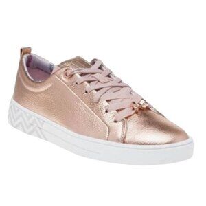 Ted Baker London Kelliep Rose Gold Sneakers Size 8